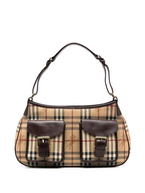 burberry vintage check shoulder bag